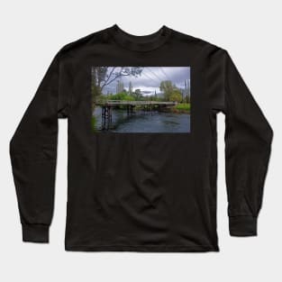 Tumut River NSW and All Saints Anglican Church Long Sleeve T-Shirt
